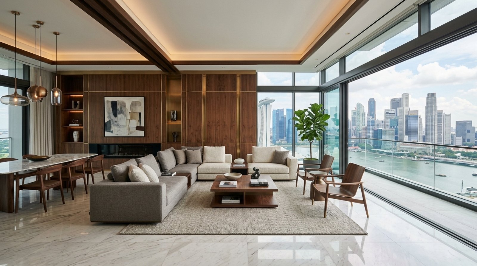 Penthouse panoramique à Singapour